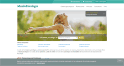 Desktop Screenshot of mundopsicologos.com